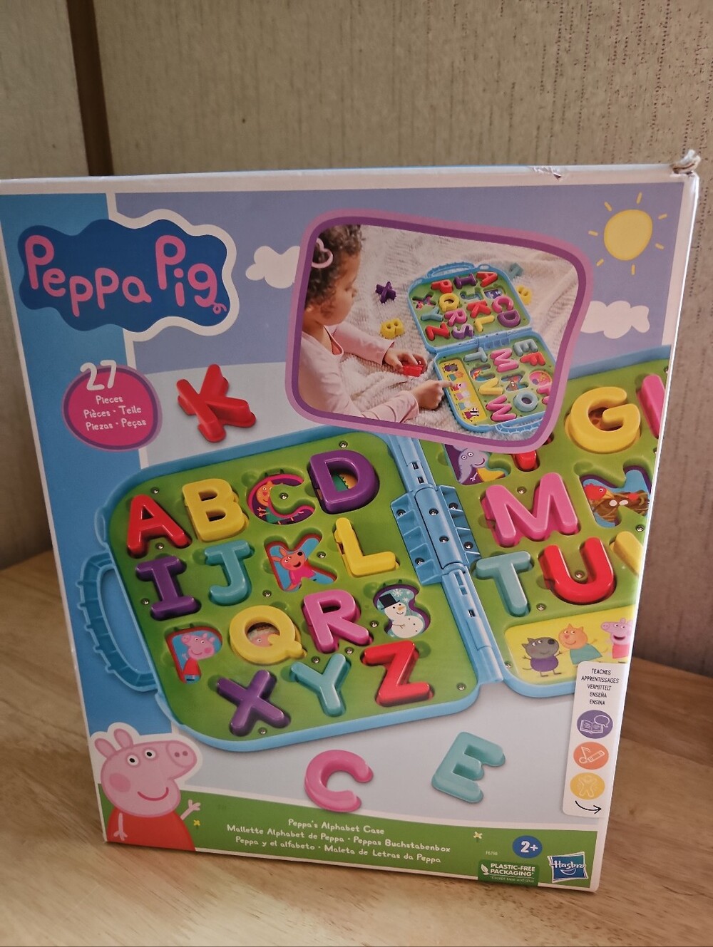 Hasbro Peppa Pig Peppa’s Alphabet Case: NEW IN BOX